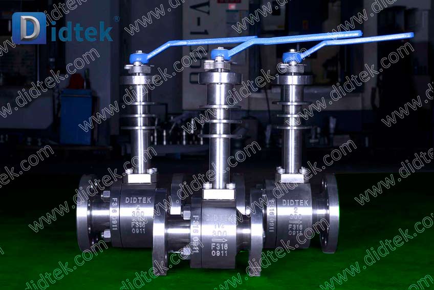 Didtek Forging Low Temperature Steel Floating Ball Valve